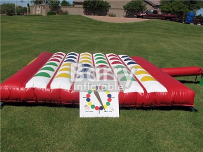 Adult Kids Giant Inflatable Twister Game,Inflatable Twister Mattress,Inflatable Twister For Sale BY-IG-009